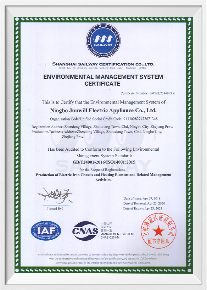 Certificado ISO14001